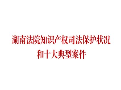 朱、李侵犯湘潭恒欣商業(yè)秘密案列入湖南十大知識產(chǎn)權典型案例